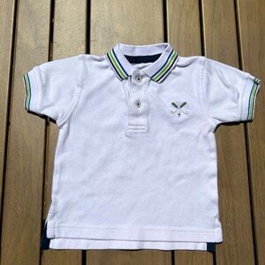 Golf Polo Shirt Size 12M Embroidered Kitestrings by Hartstrings Baby or Toddler